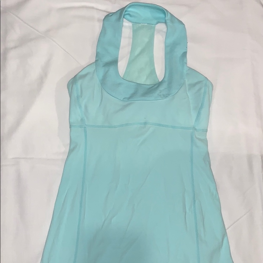 Lululemon Tiffany blue sports top